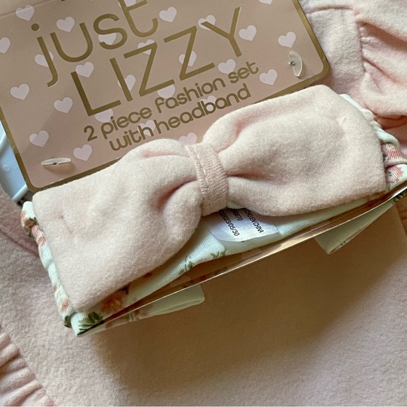 Just Lizzy 2-piece Baby Dress Set with headband - Picture 7 of 10